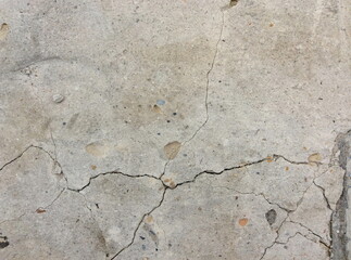 Cracked concrete texture closeup background
