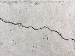 Cracked concrete texture closeup background