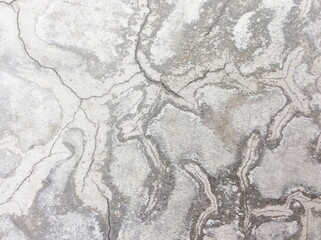 Closeup of peeling painted wall