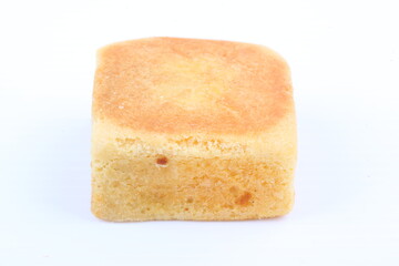Taiwan famous dessert - pineapple cake on white background