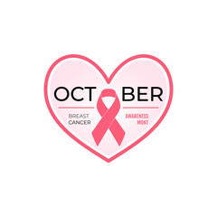 World Cancer Awareness Day with isolated love theme