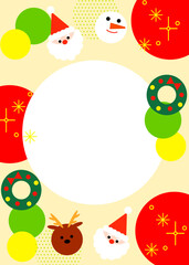 クリスマス　かわいい　フレーム