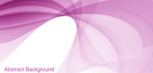 Abstract Line art. Purple shiny wave with lines business on blue background. 