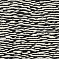 Seamless Black and White Lines Pattern. Psychedelic Art Mosaic. Stripe and Square Texture