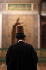 Sufi Dervishes Ritual and Sikke Hats, Beyoglu Istanbul, Turkey