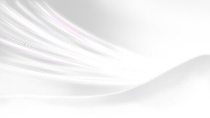 Abstract White Background with wavy lines and stylish footer
