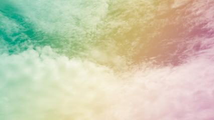 Obraz premium Pink Sky White Cloud Background,Sunlight Day with Sky Wallpaper Backdrop,Mockup Nature Landscape Free Space Backdrop,Card or Poster for Environment Protection,Dramatic Cloudscape Beautiful Pastel.