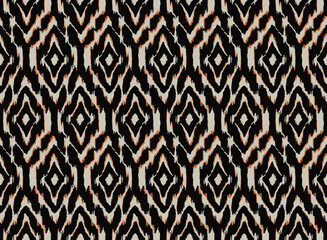 Geo Ikat printing textile pattern Print.