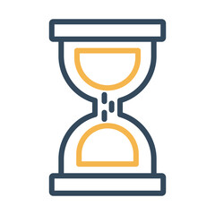 Hourglass Vector Icon which is suitable for commercial work and easily modify or edit it

