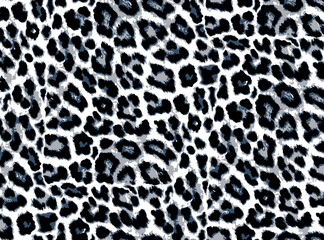Seamless leopard pattern, animal print.