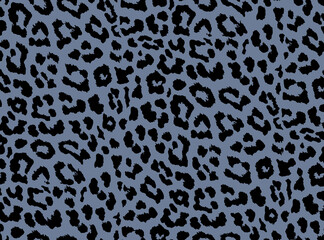 Seamless leopard pattern, animal print.