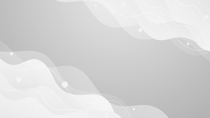 white background with waves lines design