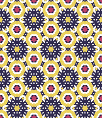 Abstract geometric pattern. A seamless background, vintage texture.