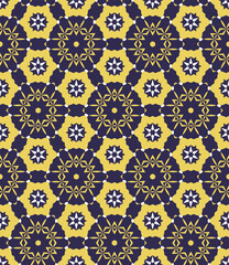 Abstract geometric pattern. A seamless background, vintage texture.