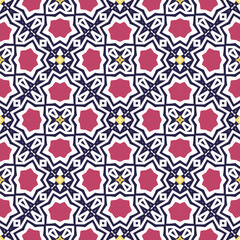 Abstract geometric pattern. A seamless background, vintage texture.