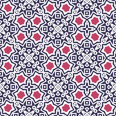 Abstract geometric pattern. A seamless background, vintage texture.