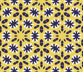 Abstract geometric pattern. A seamless background, vintage texture.