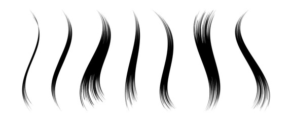 Stylish hair design elements