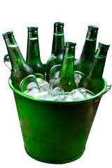 ice cold beer bucket, long neck