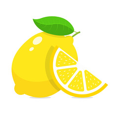 Fresh lemon fruit