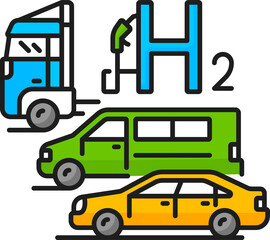Hydrogen energy and green fuel, H2 power in cars