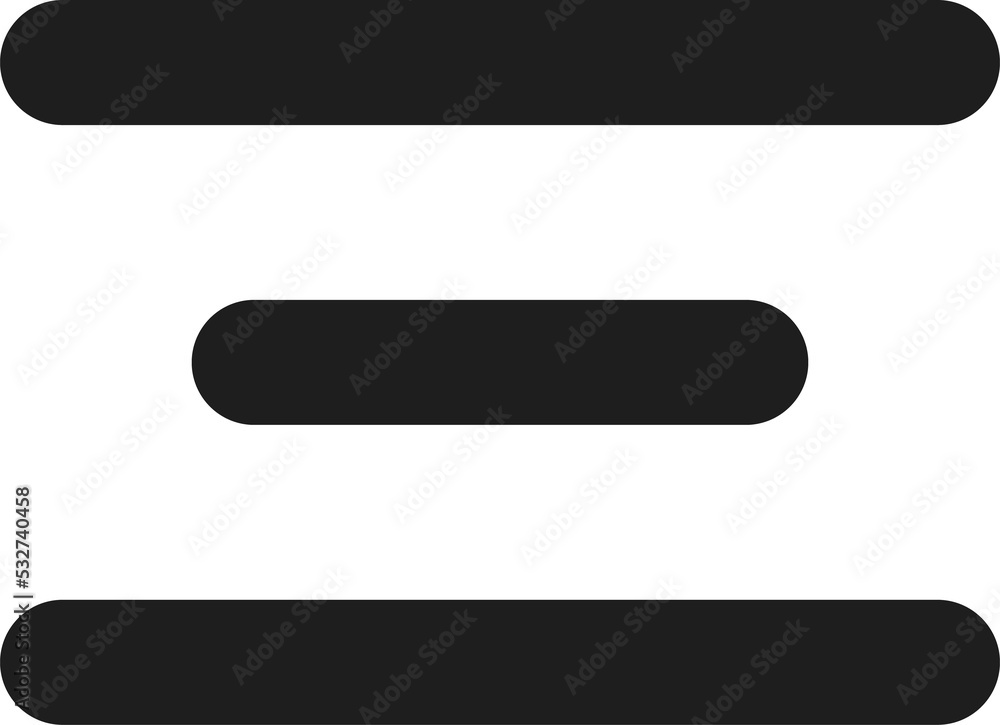 Poster Hamburger menu mobile navigation web app button