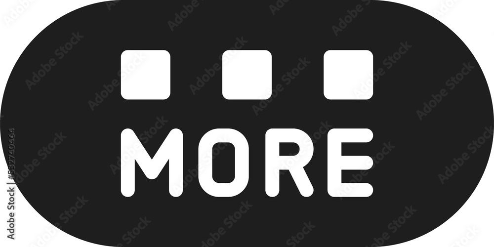 Poster Hamburger menu mobile navigation icon, read more