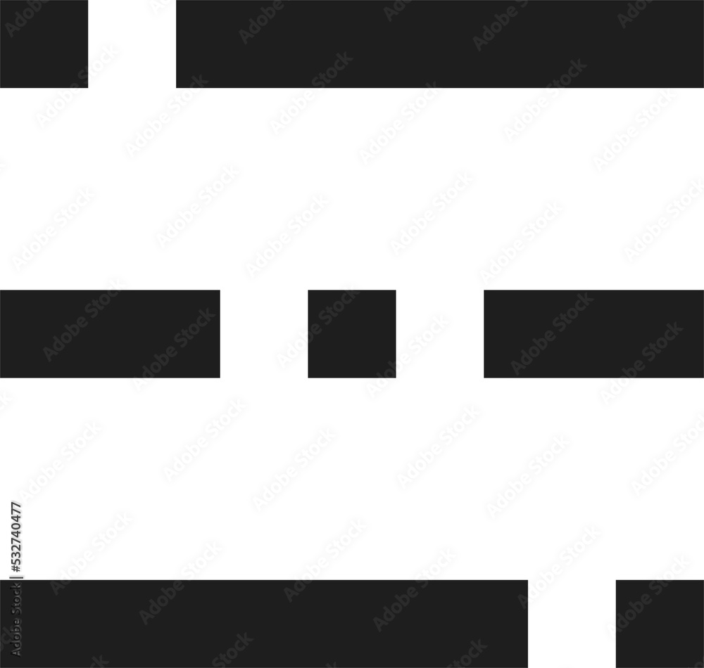 Poster Mobile navigation website hamburger menu icon list
