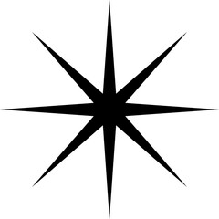 Sparkle blink, Christmas star burst flash twinkle