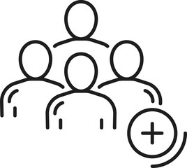 Referral partner program. Affiliate marketing icon