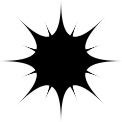 Twinkling star sparkle shining burst or flash icon