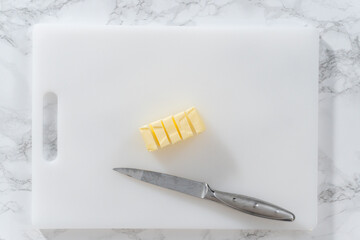 Softening unsalted butter