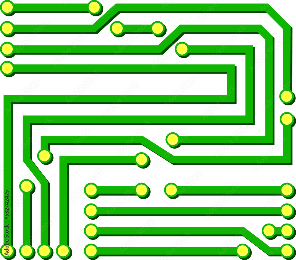 Poster number 2 digit, microcircuit second two type sign