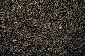 Cumin seeds or caraway background