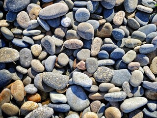 Des galets sur une plage