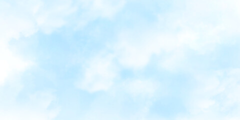 blurred peaceful natural blue sky clouds landscape background