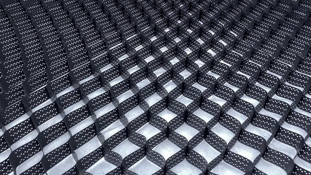 Geotextile underlay for road reinforcement