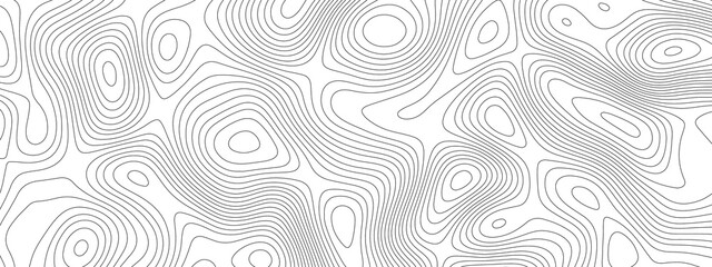 Abstract topographic contours map background .Topographic background and texture, monochrome image. Topography and geography map grid abstract backdrop. Business concept. Topography map concept. 