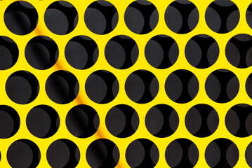 Cool Yellow wall pattern at the store