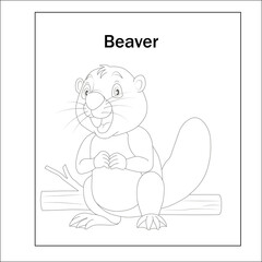 funny coloring page for kids 