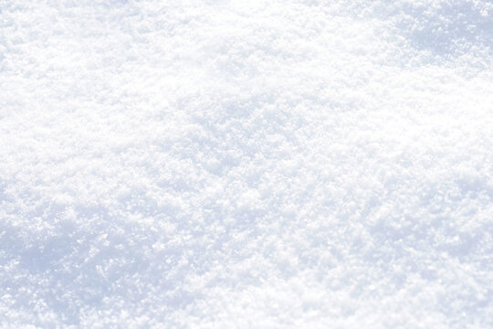 Beautiful background image of winter nature - texture pure fluffy fresh snow.