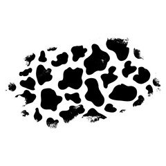 Fototapeta premium Cow Print Splash