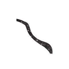 Black Sparkling Glitter Line