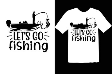 Let's go fishing svg design