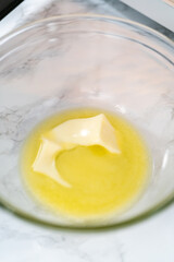 Melting unsalted butter