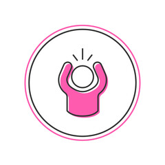 Filled outline Anger icon isolated on white background. Anger, rage, screaming concept. Vector