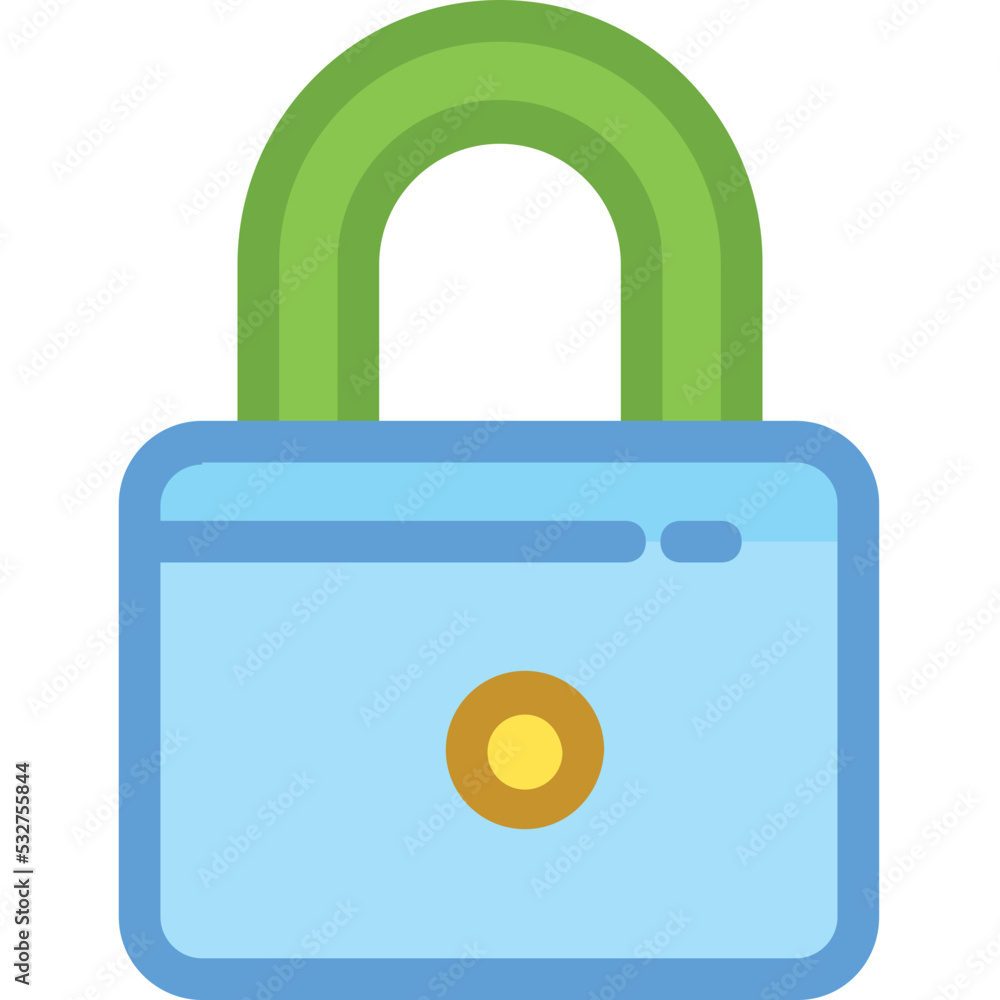 Canvas Prints Lock Vector Icon