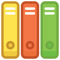 Files Folder Vector Icon 