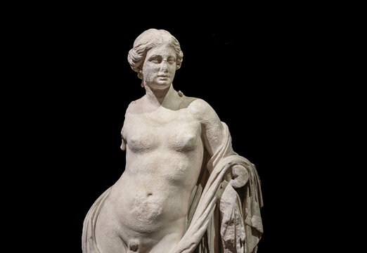 Statue of Hermaphrodite (Hermaphroditus), 3rd century BCE from Pergamon. Istanbul Archaeological Museum.