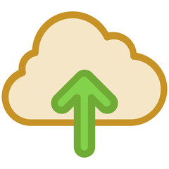 Cloud Upload Vector Icon